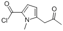 1H-Pyrrole-2-carbonylchloride,1-methyl-5-(2-oxopropyl)-(9CI) Struktur