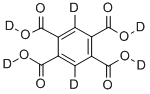 1,2,4,5-BENZENETETRACARBOXYLIC ACID-D6 Struktur