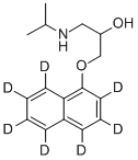 普萘洛爾-D7, 344298-99-3, 結構式