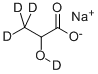 SODIUM DL-LACTATE-D4 Struktur