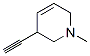 Pyridine, 3-ethynyl-1,2,3,6-tetrahydro-1-methyl- (9CI) Struktur