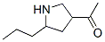 Ethanone, 1-(5-propyl-3-pyrrolidinyl)- (9CI) Struktur