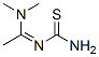 Ethanimidamide, N-(aminothioxomethyl)-N,N-dimethyl- (9CI) Struktur