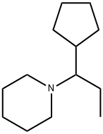 Piperidine, 1-(1-cyclopentylpropyl)- (9CI) Struktur