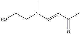 3-Buten-2-one, 4-[(2-hydroxyethyl)methylamino]-, (3E)- (9CI) Struktur