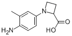 1-(4-AMINO-3-METHYLPHENYL)-2-AZETIDINECARBOXYLIC ACID Struktur