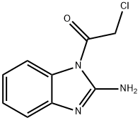 1H-Benzimidazol-2-amine, 1-(chloroacetyl)- (9CI) Struktur