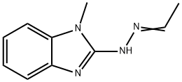 Acetaldehyde, (1-methyl-1H-benzimidazol-2-yl)hydrazone (9CI) Struktur