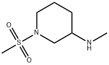 1-(METHANESULFONYL)-3-(METHYLAMINO)PIPERIDINE Struktur