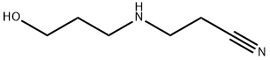 3-[(3-HYDROXYPROPYL)AMINO]PROPANENITRILE Struktur