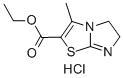 ETHYL 3-METHYL-5,6-DIHYDROIMIDAZO[2,1-B][1,3]THIAZOLE-2-CARBOXYLATE HYDROCHLORIDE Struktur