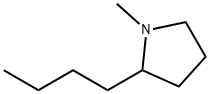 2-Butyl-1-methylpyrrolidine Struktur