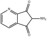 5H-Cyclopenta[b]pyridine-5,7(6H)-dione,  6-amino- Struktur