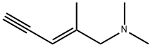 2-Penten-4-yn-1-amine,N,N,2-trimethyl-,(2E)-(9CI) Struktur