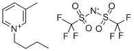 1-BUTYL-3-METHYLPYRIDINIUM BIS(TRIFLUORM Struktur