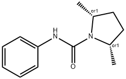 2,5-dimethyl-N-phenyl-pyrrolidine-1-carboxamide Struktur