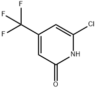 2-Chloro-6-hydroxy-4-(trifluoromethyl)pyridine Struktur