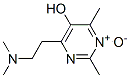 5-Pyrimidinol, 4-[2-(dimethylamino)ethyl]-2,6-dimethyl-, 1-oxide (9CI) Struktur