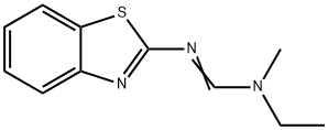 Methanimidamide, N-2-benzothiazolyl-N-ethyl-N-methyl- (9CI) Struktur