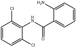 2-氨基-N-(2,6-二氯苯基)苯甲酰胺, 34489-94-6, 結(jié)構(gòu)式