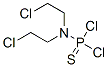 N,N-Bis(2-chloroethyl)aminodichlorophosphine sulfide Struktur