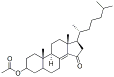 3-acetoxycholest-8(14)-en-15-one Struktur