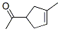 Ethanone, 1-(3-methyl-3-cyclopenten-1-yl)- (9CI) Struktur