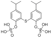 bis[thiobis(p-isopropylphenyl)] bis(dihydrogen phosphate) Struktur