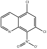 5,7-Dichloro-8-nitroquinoline Struktur