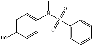 N-(4-HYDROXY-PHENYL)-N-METHYL-BENZENESULFONAMIDE Struktur