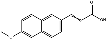 (2E)-3-(6-METHOXY-2-NAPHTHYL)ACRYLIC ACID Struktur