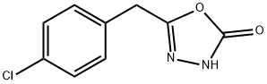 5-[(4-Chlorophenyl)methyl]-1,3,4-oxadiazol-2-ol Struktur