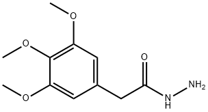 2-(3,4,5-Trimethoxyphenyl)acetohydrazide Struktur