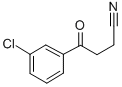 4-(3-CHLOROPHENYL)-4-OXOBUTYRONITRILE Struktur