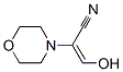 4-Morpholineacetonitrile,  -alpha--(hydroxymethylene)- Struktur