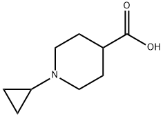 1-CYCLOPROPYL-PIPERIDINE-4-CARBOXYLIC ACID HYDROCHLORIDE Struktur