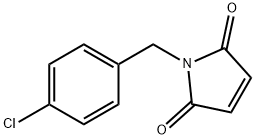 1-((4-CHLOROPHENYL)METHYL)-1H-PYRROLE-2,5-DIONE Struktur