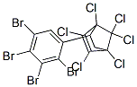 1,2,3,4,7,7-hexachloro-5-(tetrabromophenyl)bicyclo[2.2.1]hept-2-ene Struktur