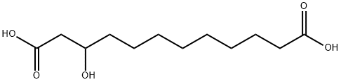 3-hydroxy-dodecanedioic acid Struktur