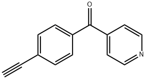 (4-Ethynylphenyl)-4-pyridinylmethanone Struktur