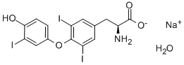 3 3' 5-TRIIODO-L-THYRONINE  SODIUM SALT& Struktur