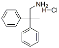 2,2-DIPHENYLPROPAN-1-AMINE HYDROCHLORIDE Struktur