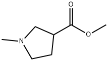 1-Methyl-3-methoxycarbonyl-pyrrolidine Struktur