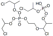 2-[2-[bis(1-chloropropan-2-yloxy)phosphoryloxy]ethoxy-(1-chloropropan- 2-yloxy)phosphoryl]oxy-1-chloro-propane Struktur