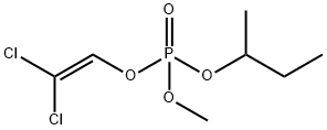 (2,2-Dichlorovinyl)butylmethyl=phosphate Struktur