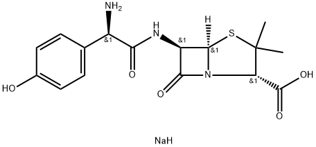 Natrium-[2S-[2α,5α,6β(S*)]]-6-[[amino(4-hydroxyphenyl)acetyl]amino]-3,3-dimethyl-7-oxo-4-thia-1-azabicyclo[3.2.0]heptan-2-carboxylat