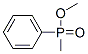 (+)-Methylphenylphosphinic acid methyl ester Struktur