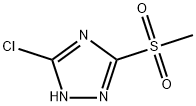 3-CHLORO-5-METHANESULFONYL-1H-[1,2,4]TRIAZOLE Struktur