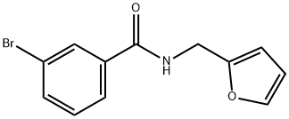 3-Bromo-N-(fur-2-ylmethyl)benzamide Struktur