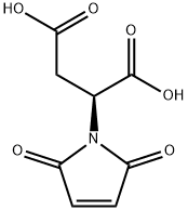 Butanedioic acid, (2,5-dihydro-2,5-dioxo-1H-pyrrol-1-yl)-, (2S)- (9CI) Struktur